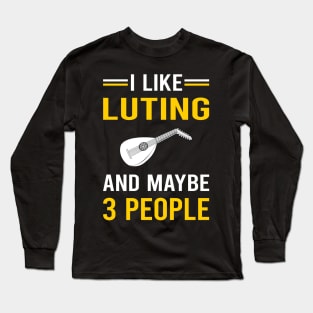 3 People Lute Long Sleeve T-Shirt